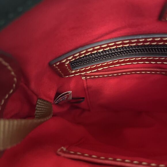 Dooney & Bourke Florentine Pocket Crossbody Handbag Red - Picture 12 of 14
